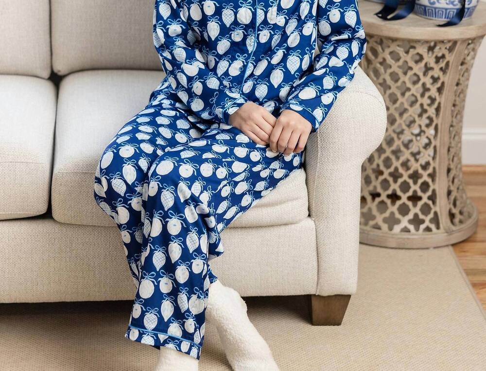 NEW MARY SQUARE festive pajama set in ornaments